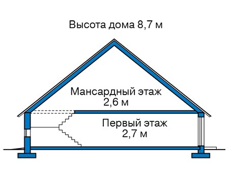 Высота этажей :: Проект 61-34