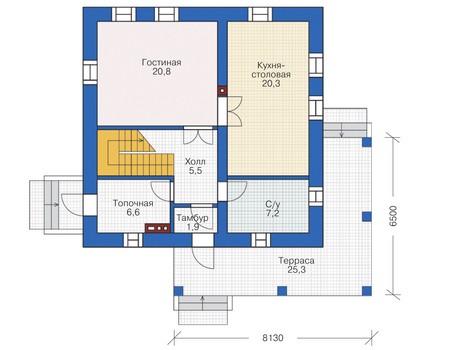 План первого этажа :: Проект 72-79